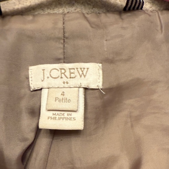 J.crew Women's Tan Pea Coat - Picture 2 of 3